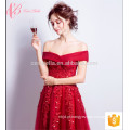 Cestbella Atacado Red Lace High Fashion A Line Evening Dress